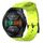 Per Huawei Watch GT 2E 22mm Cinturino in silicone tinta unita con motivo a calcio (verde lime)
