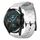 Per Huawei GT2 46mm 22mm Cinturino per orologio in silicone tinta unita con motivo a calcio (bianco) Per Huawei GT2 46mm 22mm Cinturino per orologio in silicone tinta unita con motivo a calcio (bianco)