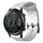 Per Honor Magic Watch 2 46mm 22mm Cinturino in silicone tinta unita con motivo a calcio (bianco) Per Honor Magic Watch 2 46mm 22mm Cinturino in silicone tinta unita con motivo a calcio (bianco)