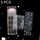 3 PCS Laser Stereo Adesivi fai-da-te Set Manuale Materiale decorativo Adesivi (Lace Rose)
