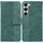 Per Samsung Galaxy S23 5G Custodia per cellulare in pelle goffrata geometrica (verde) Per Samsung Galaxy S23 5G Custodia per cellulare in pelle goffrata geometrica (verde)