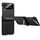 Per Samsung Galaxy Z Flip3 5G SULADA Cover posteriore in pelle con staffa invisibile (nero) Per Samsung Galaxy Z Flip3 5G SULADA Cover posteriore in pelle con staffa invisibile (nero)