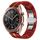 Per Samsung Galaxy Watch3 41mm Cinturino in acciaio inossidabile con armatura in metallo (rosso + oro) Per Samsung Galaxy Watch3 41mm Cinturino in acciaio inossidabile con armatura in metallo (rosso + oro)