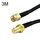 Cavo adattatore coassiale RP-SMA maschio a femmina RP-SMA RG58, lunghezza cavo: 3 m Cavo adattatore coassiale RP-SMA maschio a femmina RP-SMA RG58, lunghezza cavo: 3 m