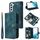 Per Samsung Galaxy S22 5G Custodia per telefono in pelle con cerniera per slot per schede multifunzionale (blu) Per Samsung Galaxy S22 5G Custodia per telefono in pelle con cerniera per slot per schede multifunzionale (blu)