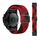 Per Garmin Fenix 7X cinturino regolabile in nylon intrecciato elastico (rosso nero) Per Garmin Fenix 7X cinturino regolabile in nylon intrecciato elastico (rosso nero)