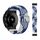 Per Garmin Fenix 7 cinturino elastico intrecciato in nylon regolabile (blu bianco) Per Garmin Fenix 7 cinturino elastico intrecciato in nylon regolabile (blu bianco)