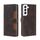Per Samsung Galaxy S23+ 5G Skin Feel Custodia in pelle con fibbia magnetica (marrone) Per Samsung Galaxy S23+ 5G Skin Feel Custodia in pelle con fibbia magnetica (marrone)