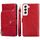 Custodia per cellulare in pelle con cerniera per Samsung Galaxy S23 + 5G (rosso) Custodia per cellulare in pelle con cerniera per Samsung Galaxy S23 + 5G (rosso)
