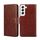 Per Samsung Galaxy S23 + 5G Custodia in pelle con struttura in cristallo (marrone) Per Samsung Galaxy S23 + 5G Custodia in pelle con struttura in cristallo (marrone)