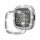 Per Fitbit Versa 4 Cassa dell'orologio scavata con placcatura elettrolitica in tinta unita con diamanti a doppia fila (trasparente) Per Fitbit Versa 4 Cassa dell'orologio scavata con placcatura elettrolitica in tinta unita con diamanti a doppia fila (trasparente)