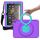 Custodia per tablet antiurto per Amazon Kindle Fire HD10 2021 EVA + PC con telaio impermeabile (viola) Custodia per tablet antiurto per Amazon Kindle Fire HD10 2021 EVA + PC con telaio impermeabile (viola)