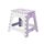 Comodo sgabello portatile ispessito per esterni pieghevole per la casa, colore: viola medio Comodo sgabello portatile ispessito per esterni pieghevole per la casa, colore: viola medio