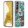 Per Samsung Galaxy S23 5G Custodia per telefono in TPU con fiori e piante serie IMD con supporto ad anello (rosa blu) Per Samsung Galaxy S23 5G Custodia per telefono in TPU con fiori e piante serie IMD con supporto ad anello (rosa blu)