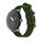 Per Google Pixel Watch cinturino con fibbia in acciaio intrecciato in nylon (verde militare + argento) Per Google Pixel Watch cinturino con fibbia in acciaio intrecciato in nylon (verde militare + argento)