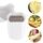 YG-PC01 Tagliapatate a 44 griglie Patatine fritte veloci in acciaio inossidabile tagliate con coperchio (bianco)