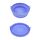 Teglia da forno in silicone resistente alle alte temperature con tappetino per griglia per friggitrice ad aria, specificazione: blu rotondo Teglia da forno in silicone resistente alle alte temperature con tappetino per griglia per friggitrice ad aria, specificazione: blu rotondo