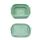 Teglia da forno in silicone resistente alle alte temperature con tappetino per griglia per friggitrice ad aria, specificazione: verde quadrato Teglia da forno in silicone resistente alle alte temperature con tappetino per griglia per friggitrice ad aria, specificazione: verde quadrato