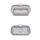 Teglia da forno in silicone resistente alle alte temperature con tappetino per griglia per friggitrice ad aria, specificazione: rettangolare grigio Teglia da forno in silicone resistente alle alte temperature con tappetino per griglia per friggitrice ad aria, specificazione: rettangolare grigio