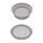 Teglia da forno in silicone resistente alle alte temperature con tappetino per griglia per friggitrice ad aria, specificazione: piccolo rotondo grigio Teglia da forno in silicone resistente alle alte temperature con tappetino per griglia per friggitrice ad aria, specificazione: piccolo rotondo grigio
