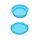 Teglia da forno in silicone resistente alle alte temperature con tappetino per griglia per friggitrice ad aria, specificazione: piccolo rotondo blu Teglia da forno in silicone resistente alle alte temperature con tappetino per griglia per friggitrice ad aria, specificazione: piccolo rotondo blu
