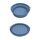 Teglia da forno in silicone resistente alle alte temperature con tappetino per griglia per friggitrice ad aria, specificazione: grande rotondo blu scuro Teglia da forno in silicone resistente alle alte temperature con tappetino per griglia per friggitrice ad aria, specificazione: grande rotondo blu scuro