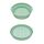 Teglia da forno in silicone resistente alle alte temperature con tappetino per griglia per friggitrice ad aria, specificazione: verde rotondo grande Teglia da forno in silicone resistente alle alte temperature con tappetino per griglia per friggitrice ad aria, specificazione: verde rotondo grande
