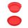 Teglia da forno in silicone resistente alle alte temperature con tappetino per griglia per friggitrice ad aria, specificazione: grande rotondo rosso Teglia da forno in silicone resistente alle alte temperature con tappetino per griglia per friggitrice ad aria, specificazione: grande rotondo rosso