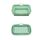 Teglia da forno in silicone resistente alle alte temperature con tappetino per griglia per friggitrice ad aria, specificazione: punto rettangolare verde Teglia da forno in silicone resistente alle alte temperature con tappetino per griglia per friggitrice ad aria, specificazione: punto rettangolare verde