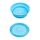 Teglia da forno in silicone resistente alle alte temperature con tappetino per griglia per friggitrice ad aria, specificazione: blu interno rotondo Teglia da forno in silicone resistente alle alte temperature con tappetino per griglia per friggitrice ad aria, specificazione: blu interno rotondo