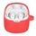 Per JBL Tune Flex Auricolare Custodia protettiva in silicone (rosso)