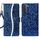 Per Samsung Galaxy S23 + 5G Custodia per telefono in pelle con polvere glitterata (blu) Per Samsung Galaxy S23 + 5G Custodia per telefono in pelle con polvere glitterata (blu)