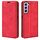 Per Samsung Galaxy S23 5G Custodia per telefono in pelle con ventosa magnetica retro-pelle (rossa) Per Samsung Galaxy S23 5G Custodia per telefono in pelle con ventosa magnetica retro-pelle (rossa)