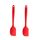 2 pentole in silicone antiaderenti resistenti alle alte temperature, stile: raschiare (rosso) 2 pentole in silicone antiaderenti resistenti alle alte temperature, stile: raschiare (rosso)