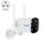 ESCAM PT301 3MP 1296P HD Telecamera IP PTZ wireless per interni IR Visione notturna AI Rilevazione umanoide Monitor CCTV di sicurezza domestica, Tipo di spina: Spina UK (bianca)