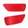 1 paio per Jeep Grand Cherokee 2011-2018 Riflettore lampada paraurti posteriore auto 57010720AC 57010721AC (rosso)