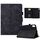 Custodia Smart Tablet in pelle goffrata per Lenovo Tab P11 Tower (nera)
