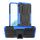 Per Samsung Galaxy S23 + 5G Texture gomma TPU + custodia per telefono PC con supporto (blu) Per Samsung Galaxy S23 + 5G Texture gomma TPU + custodia per telefono PC con supporto (blu)
