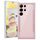 Per Samsung Galaxy S23 Ultra 5G iPAKY Thunder Series telaio in alluminio + paraurti in TPU + custodia trasparente antiurto per PC (oro rosa) Per Samsung Galaxy S23 Ultra 5G iPAKY Thunder Series telaio in alluminio + paraurti in TPU + custodia trasparente antiurto per PC (oro rosa)