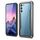 Per Samsung Galaxy S22 5G iPAKY Thunder Series telaio in alluminio + paraurti in TPU + custodia antiurto per PC trasparente (nero + grigio) Per Samsung Galaxy S22 5G iPAKY Thunder Series telaio in alluminio + paraurti in TPU + custodia antiurto per PC trasparente (nero + grigio)