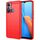 Per Infinix Hot 20i Custodia per telefono TPU in fibra di carbonio con trama spazzolata (rosso) Per Infinix Hot 20i Custodia per telefono TPU in fibra di carbonio con trama spazzolata (rosso)
