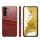 Per Samsung Galaxy S23+ 5G Fierre Shann Custodia per telefono in pelle con trama in cera d'olio con slot per schede (marrone) Per Samsung Galaxy S23+ 5G Fierre Shann Custodia per telefono in pelle con trama in cera d'olio con slot per schede (marrone)