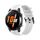 Per Huawei Watch Buds 20mm cinturino in silicone con fibbia nera (bianco)