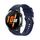 Per Huawei Watch Buds / Watch 3 Pro Nuovo cinturino con fibbia in silicone argento da 20 mm (blu notte) Per Huawei Watch Buds / Watch 3 Pro Nuovo cinturino con fibbia in silicone argento da 20 mm (blu notte)