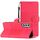 Per Samsung Galaxy S22 5G Custodia per telefono in pelle con effetto pelle goffrata a diamante con cordino (rosso) Per Samsung Galaxy S22 5G Custodia per telefono in pelle con effetto pelle goffrata a diamante con cordino (rosso)