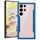 Per Samsung Galaxy S23 5G Defender Metal Clear PC Custodia morbida in TPU per telefono (blu) Per Samsung Galaxy S23 5G Defender Metal Clear PC Custodia morbida in TPU per telefono (blu)
