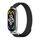Per Xiaomi Mi Band 6/5/4/3 MIJOBS PLUS Cinturino in nylon traspirante (argento nero) Per Xiaomi Mi Band 6/5/4/3 MIJOBS PLUS Cinturino in nylon traspirante (argento nero)