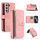Per Samsung Galaxy S23 5G Dream 9-Card Wallet Zipper Bag Custodia in pelle per telefono (rosa) Per Samsung Galaxy S23 5G Dream 9-Card Wallet Zipper Bag Custodia in pelle per telefono (rosa)