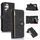 Per Samsung Galaxy S22 Ultra 5G Dream 9-Card Wallet Zipper Bag Custodia in pelle per telefono (nero)