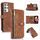 Per Samsung Galaxy S21 Ultra 5G Dream 9-Card Wallet Zipper Bag Custodia in pelle per telefono (marrone) Per Samsung Galaxy S21 Ultra 5G Dream 9-Card Wallet Zipper Bag Custodia in pelle per telefono (marrone)